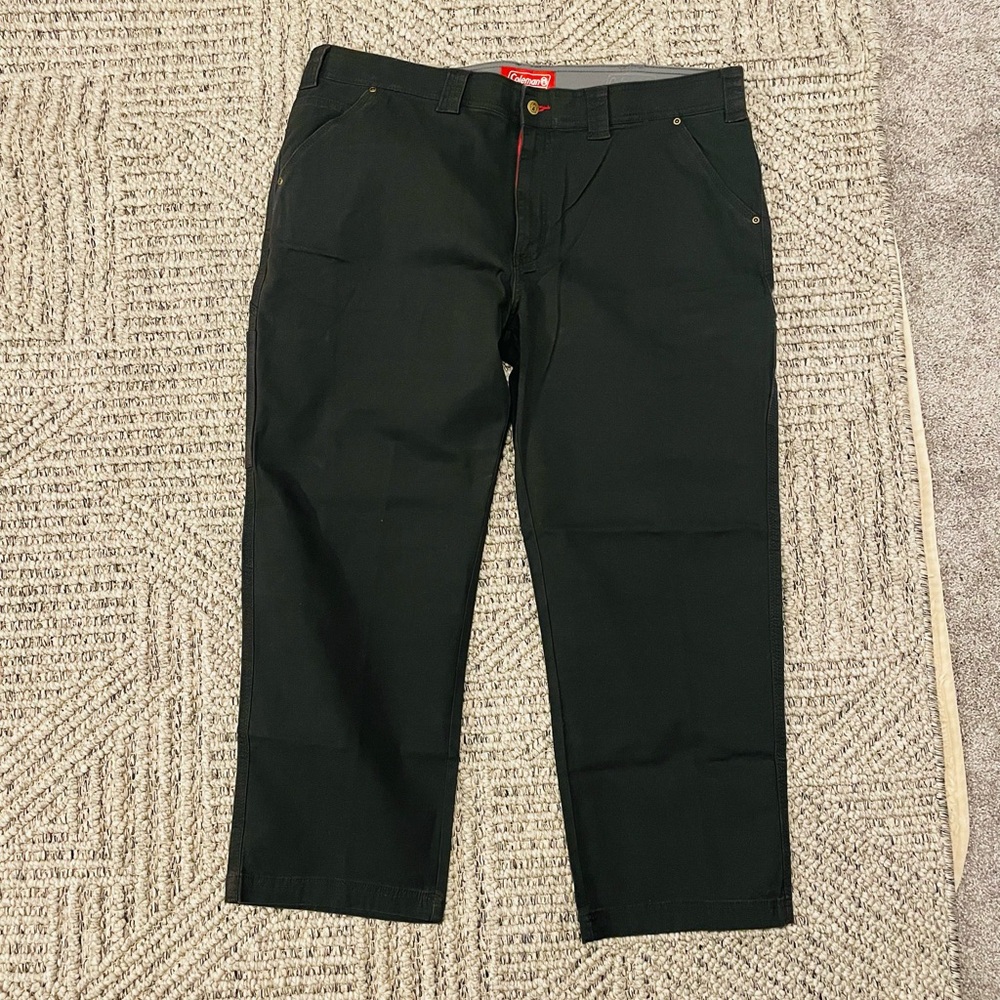Coleman Dark Gray Men’s Stretch Work Pants Sz 40x30